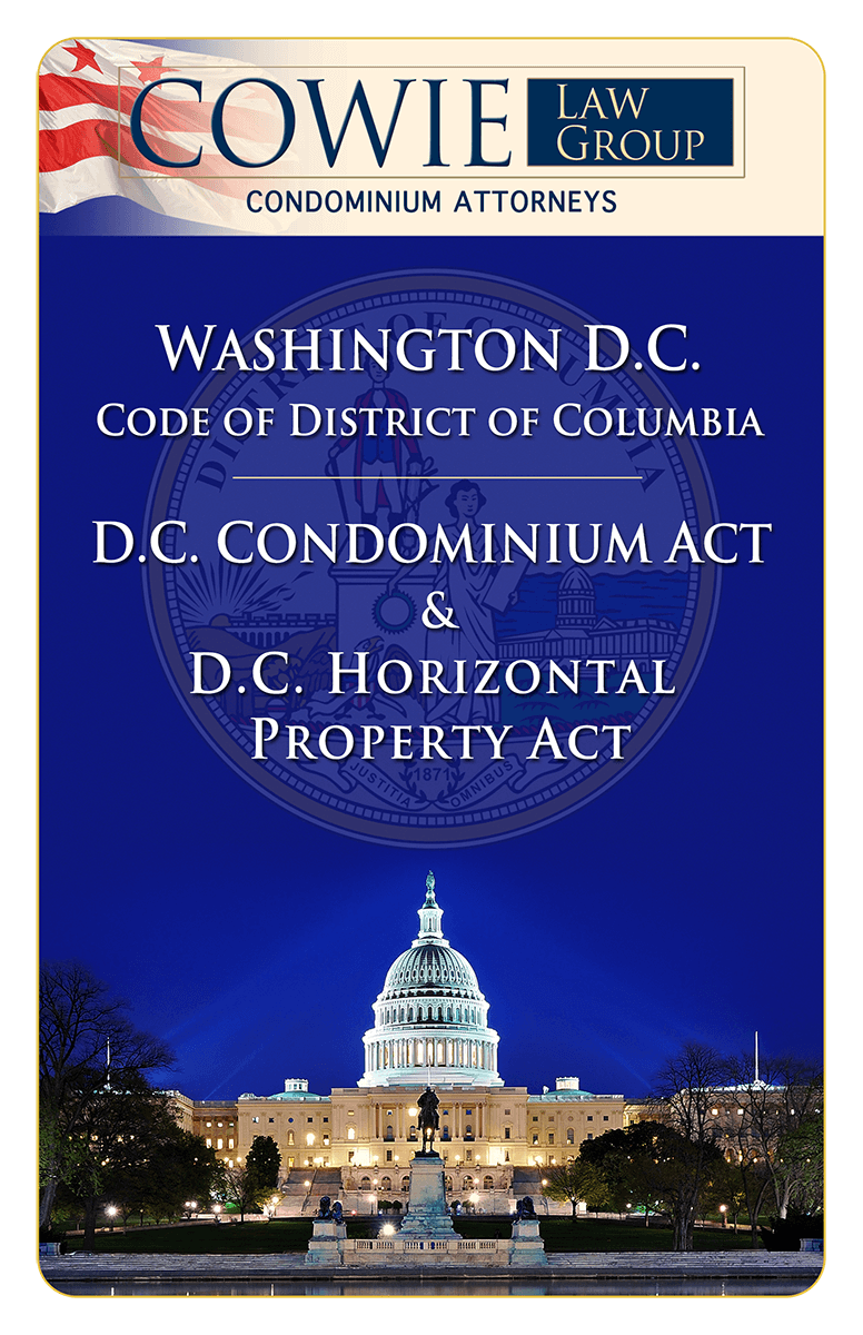 MARYLAND CONDOMINIUM ACT & HOA ACT BOOKLET 20182019 COWIE LAW GROUP